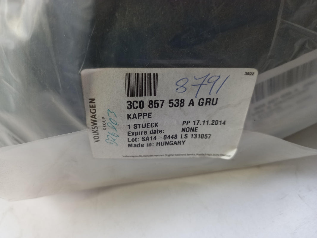 Original VW Passat '06-'11 Außenspiegel Abdeckung grundiert rechts 3C0857538AGRU