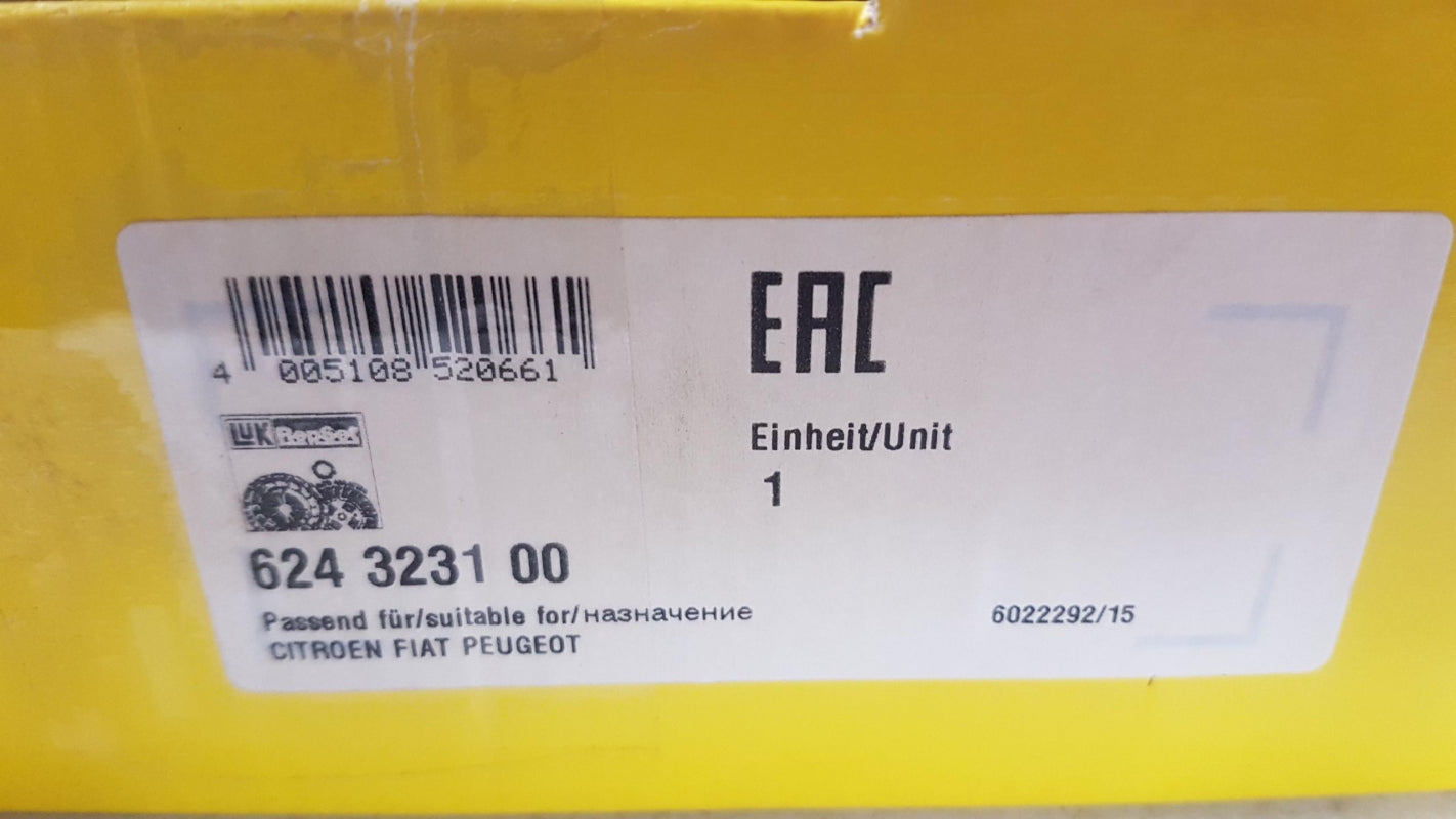 LUK Kupplungssatz 624323100
