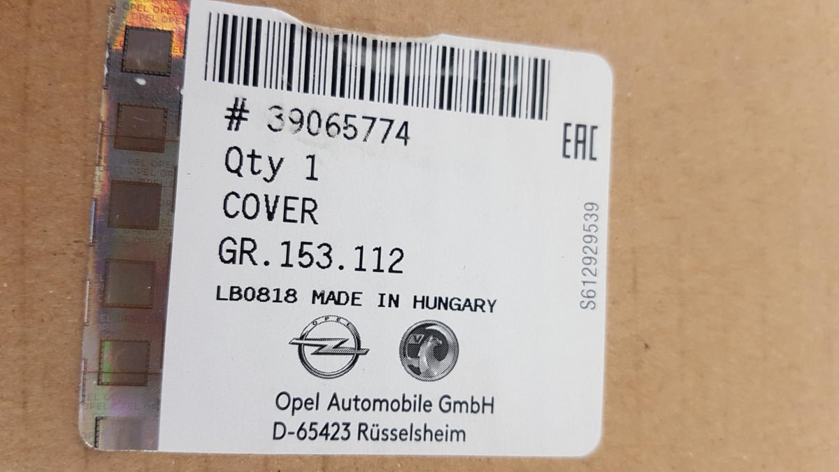Original OE OPEL Hutablage 39065774