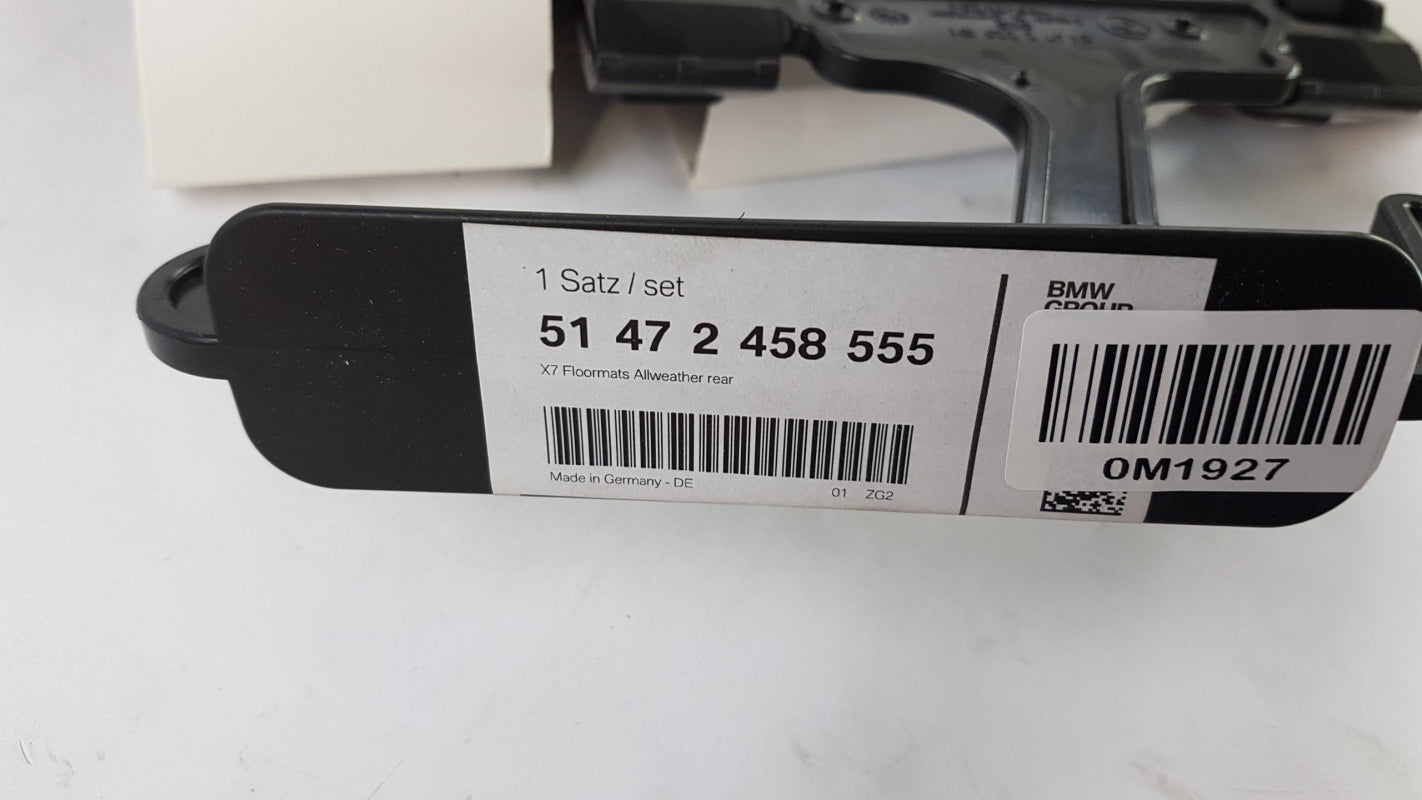 Original BMW X7 G07 Fussmatten Allwetter 2.SR / 6+7-Sitz Hinten 51472458555
