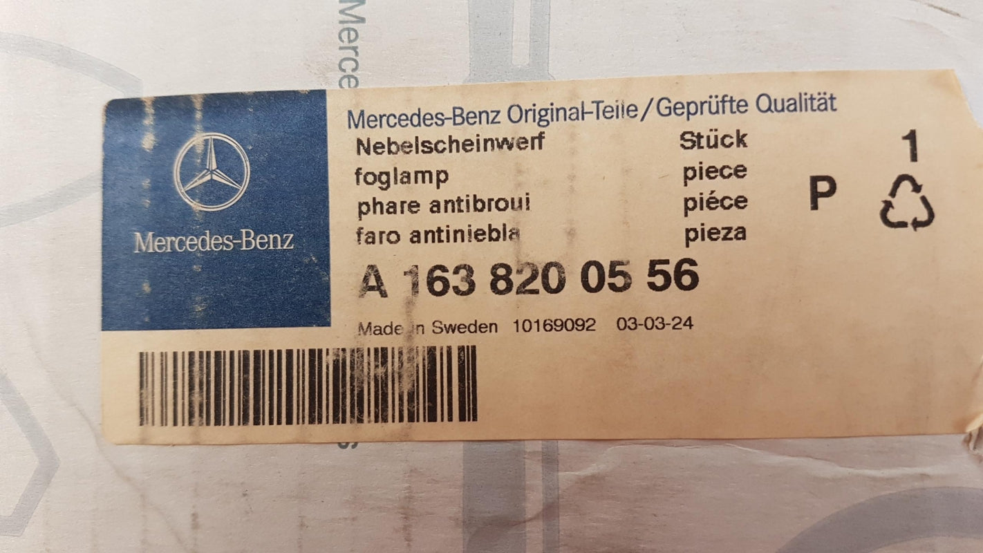 Original OE MERCEDES-BENZ Nebelscheinwerfer A1638200556