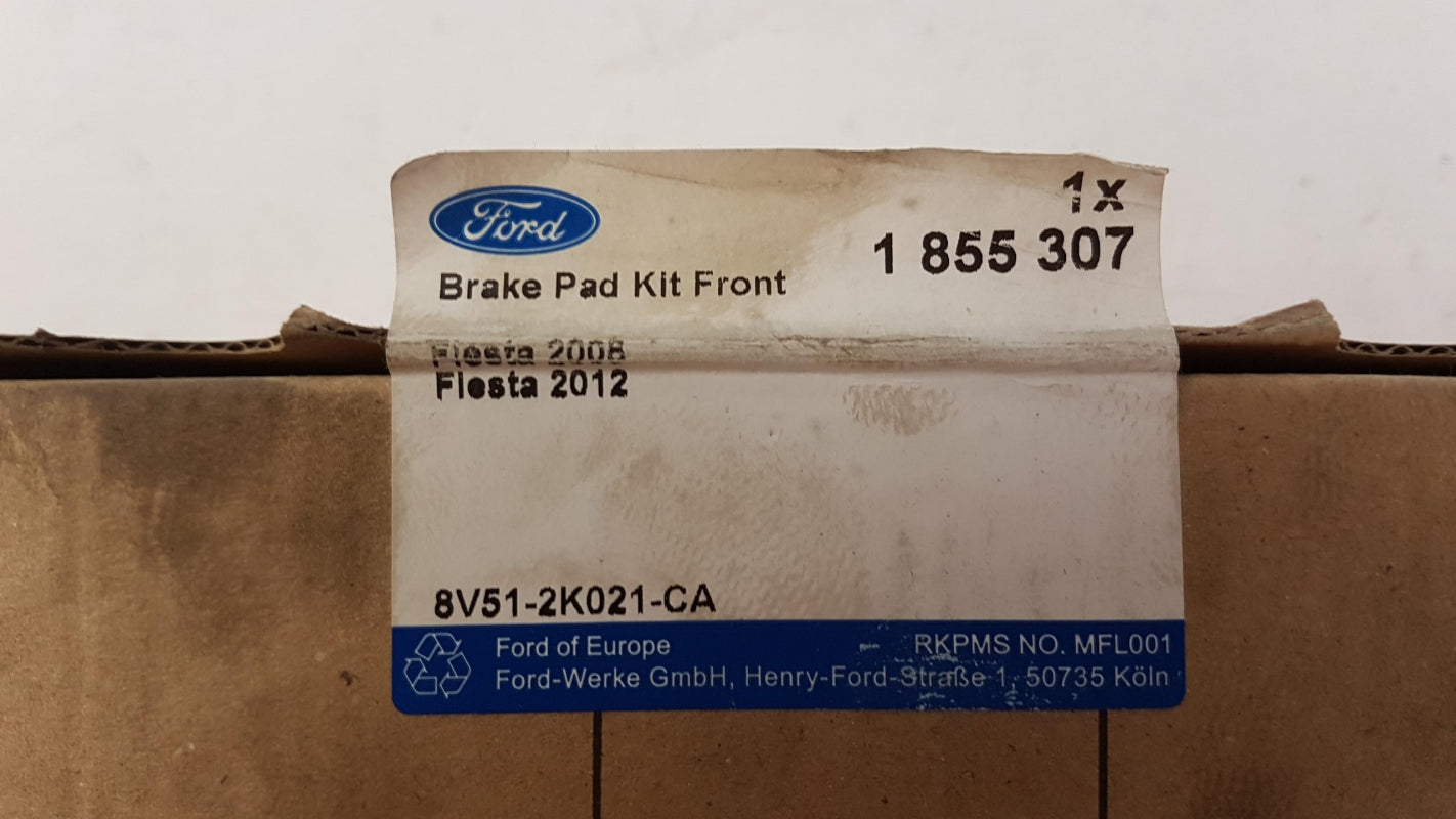 Original FORD Fiesta VI '09-'19 Bremsbeläge vorne 1855307