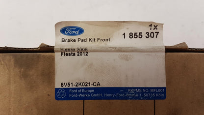 Original FORD Fiesta VI '09-'19 Bremsbeläge vorne 1855307