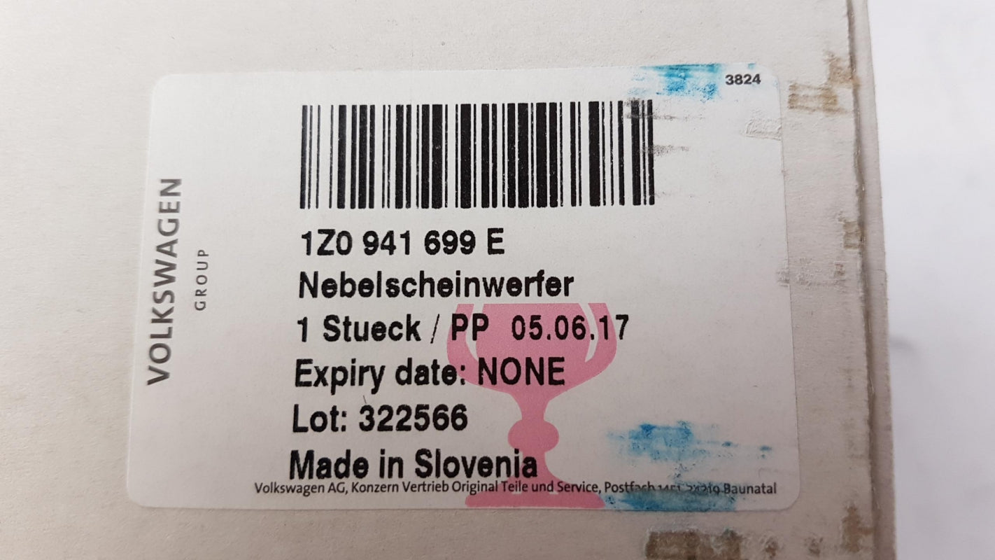Original SKODA Fabia Roomster Halogen Nebelscheinwerfer links 1Z0941699E