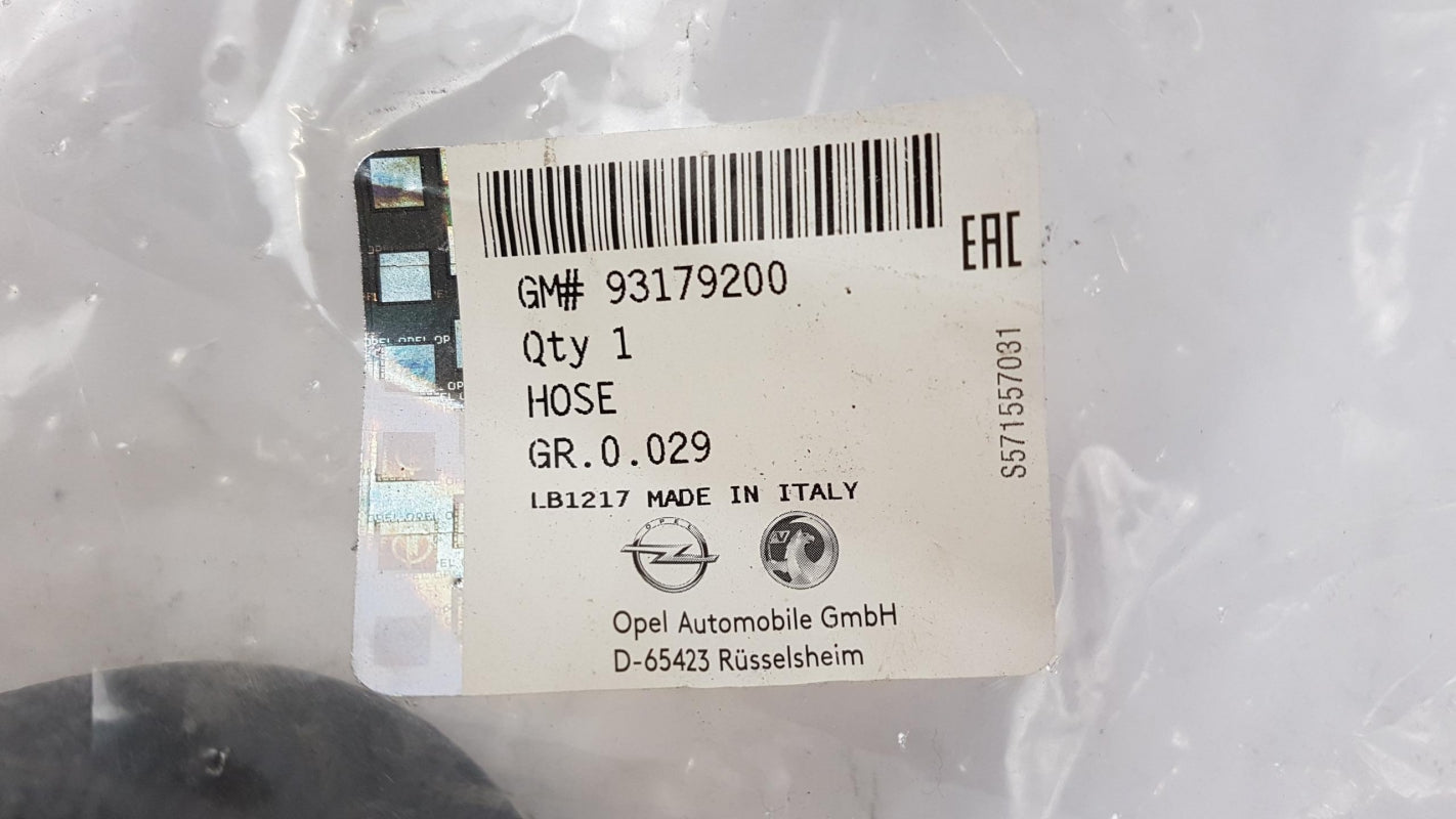 Original OE OPEL Kurbelgehäuseentlüftung Rohr 93179200