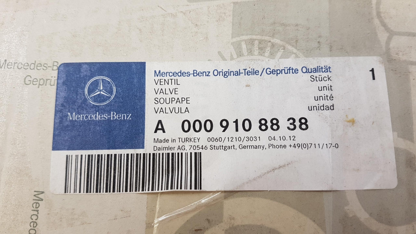 Original OE MERCEDES-BENZ Ventil A0009108838