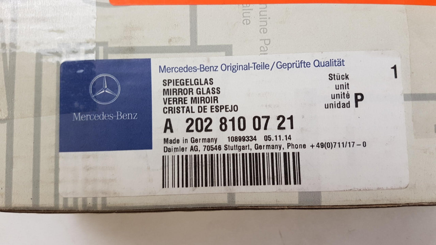 Original OE MERCEDES-BENZ Außenspiegelglas A2028100721