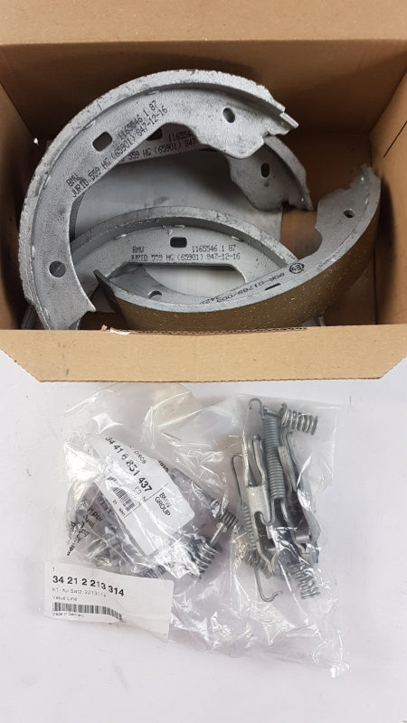 Original BMW 5 E60 E61 6 E63 Feststellbremse Bremsbackensatz Hinten 34212213314