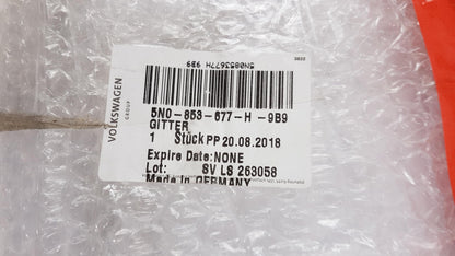 Original OE Volkswagen Stoßfänger Lüftungsgitter 5N0853677H9B9