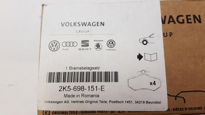 Original OE Volkswagen Bremsbeläge 2K5698151E