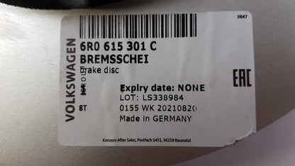 Original SKODA Fabia SEAT Ibiza Toledo Bremsscheibe (1 stück) vorne 6R0615301C