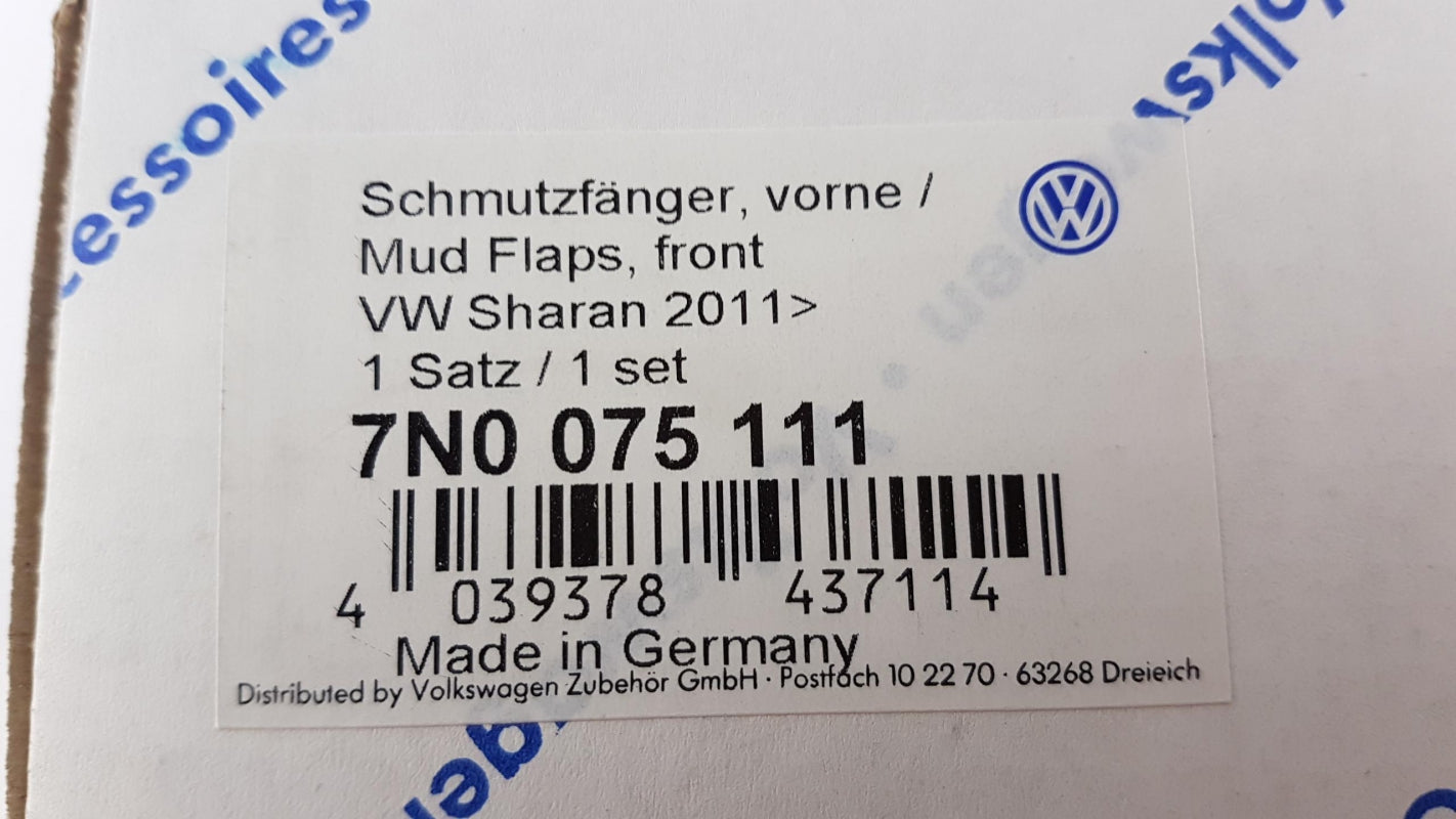 Original OE Volkswagen Schmutzfänger 7N0075111
