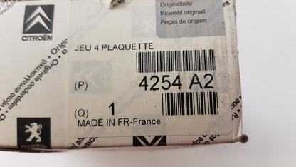 Original PEUGEOT Expert CITROEN Jumpy Bremsbeläge Bremsklötze vorne 4254A2