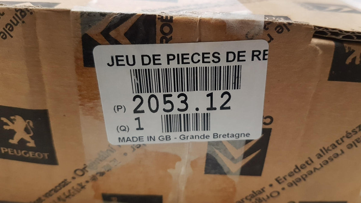 Original OE PEUGEOT 207 308 CITROËN C3 Picasso C4 DS3 Kupplungssatz 205312