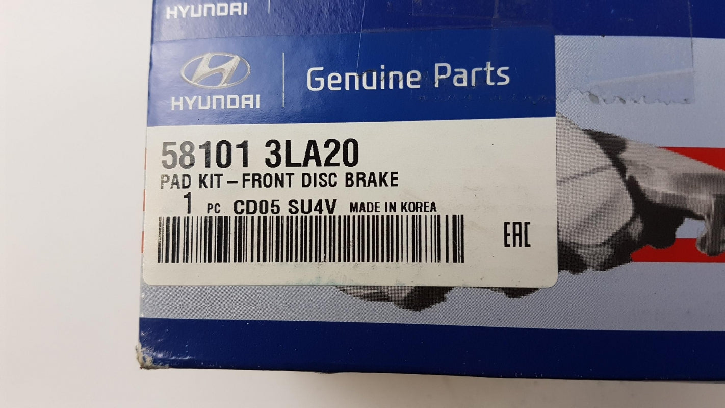 Original HYUNDAI Grandeur IV '06-'11 Bremsbeläge Bremsklötze vorne 581013LA20