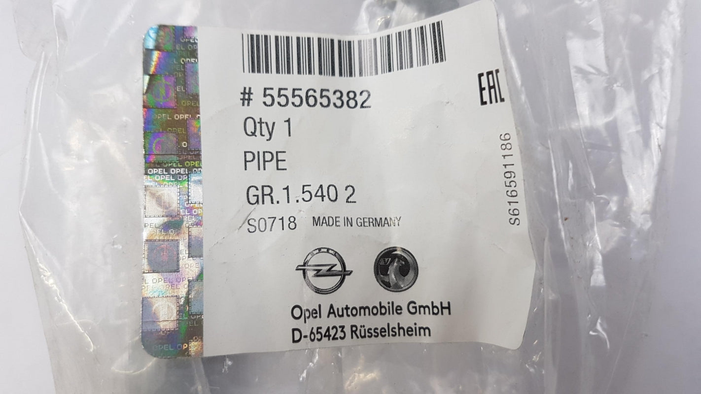 Original OE OPEL Wärmetauscher Rohr 55565382