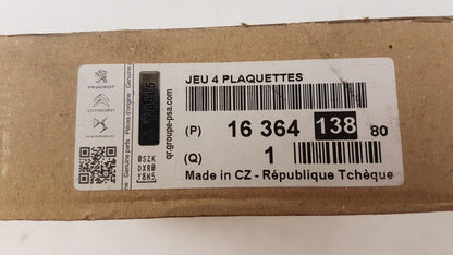 Original OE Peugeot Bremsbeläge 1636413880