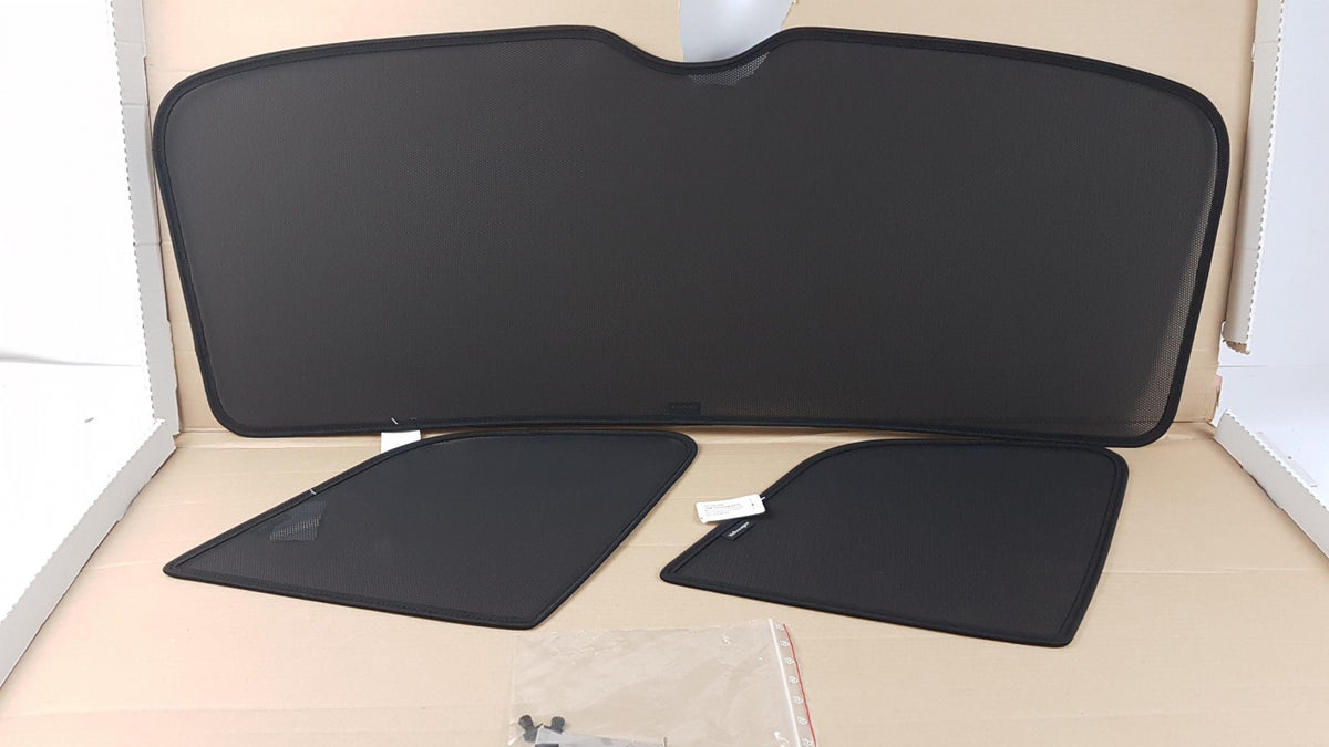 Original VW Touareg Sonnenschutz für hinteren Scheiben 3-teilig 7P0064365