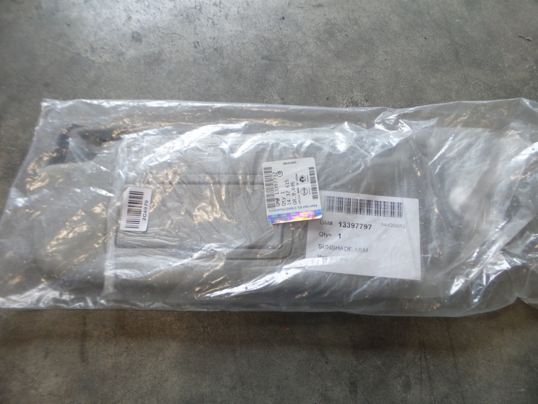 Original OPEL Meriva-B Sonnenblende mit Spiegel titanium hell links 13397797