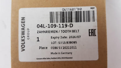 Original AUDI A3 A4 Q5 SEAT SKODA Octavia VW Golf Passat Zahnriemen 04L109119D