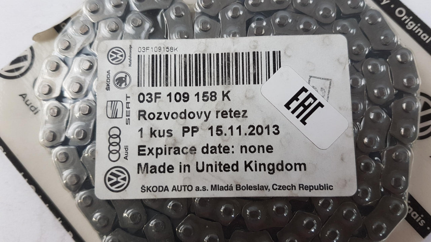 Original AUDI A1 A3 VW Golf 6 Touran SKODA Fabia Steuerkette 1.2 TSI 03F109158K