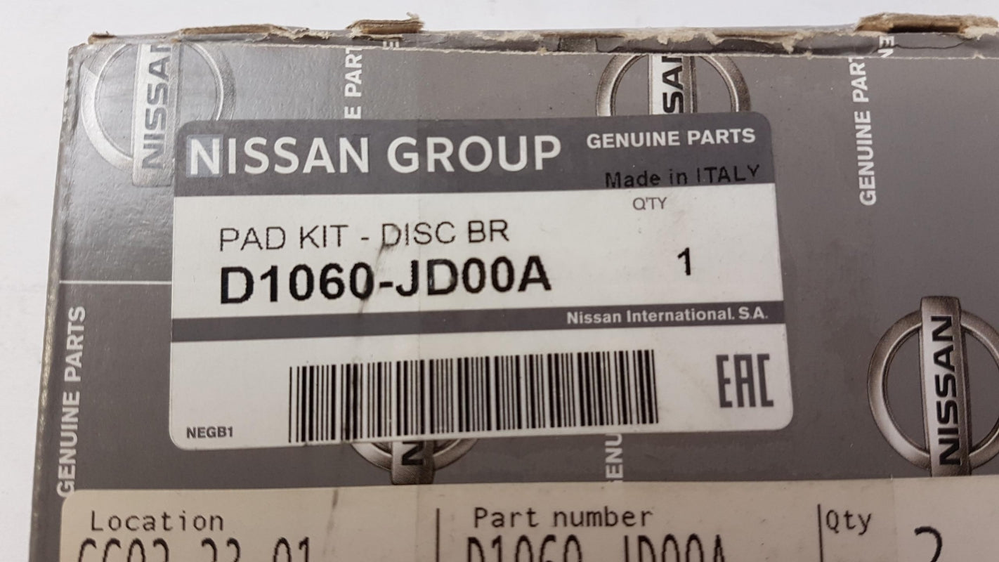Original OE NISSAN Bremsbeläge D1060JD00A