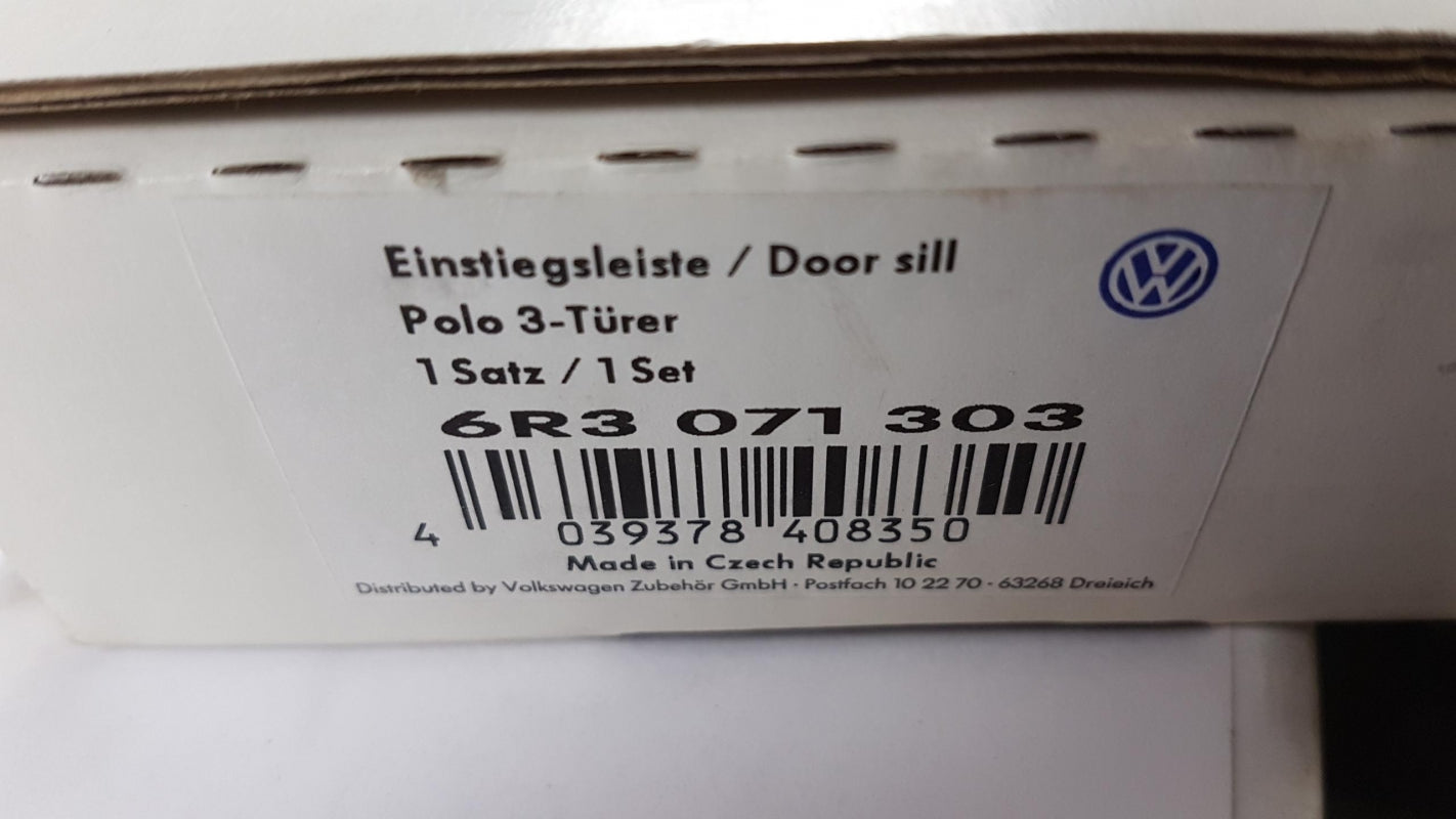Original VW Polo Derby Vento V (6R/6C/61) Einstiegsleisten Satz 2 st 6R3071303
