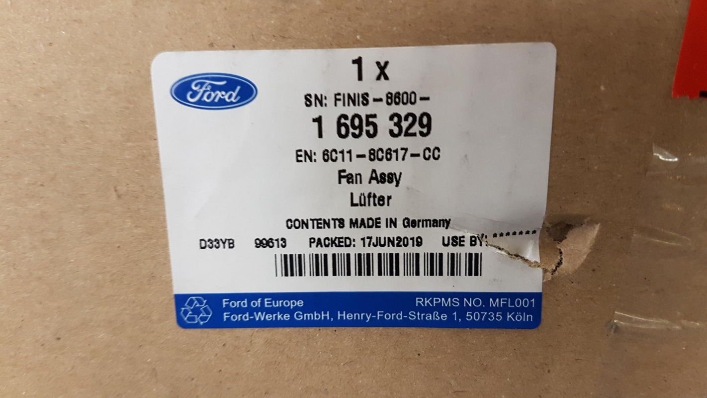Original OE FORD Motorkühlung Lüfter 1695329