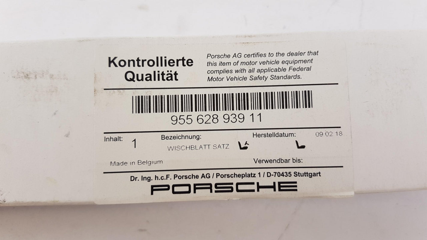 Original OE PORSCHE Wischerblättersatz (2st) 95562893911
