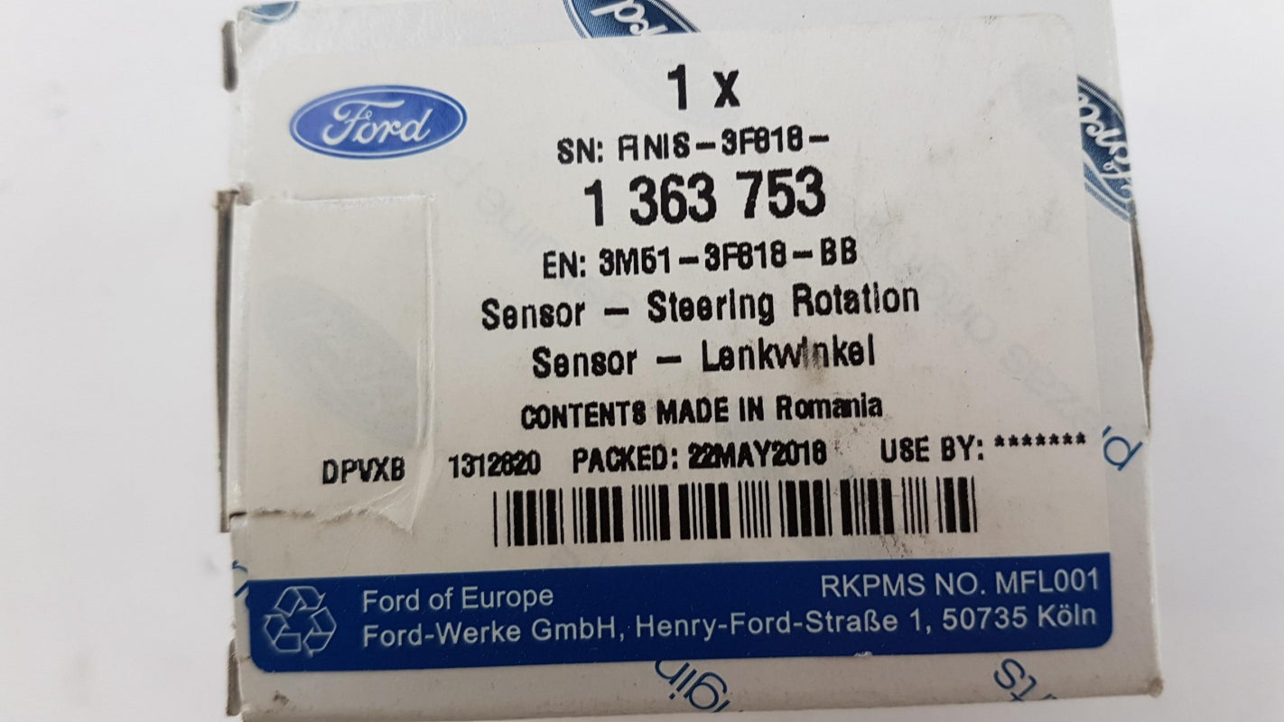 Original FORD Focus 2008-2011 Kuga 2008-2012 Lenkwinkelsensor 1363753