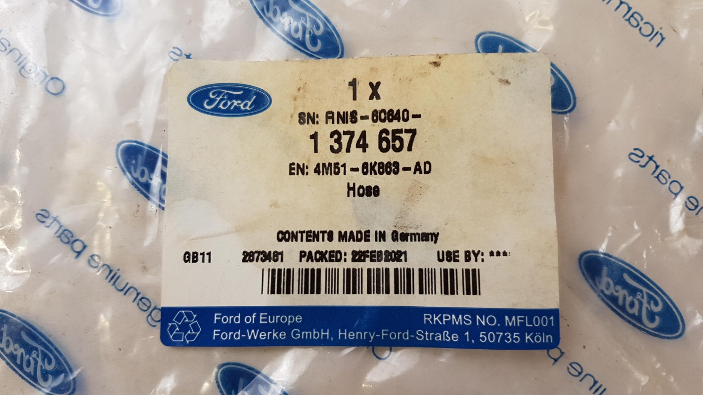 Original OE FORD Ladeluftschlauch 1374657
