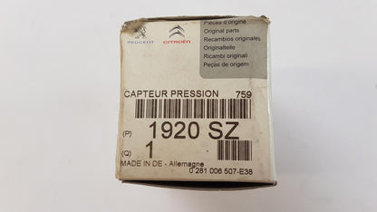 Original OE Peugeot Kraftstoffdruck Sensor 1920SZ