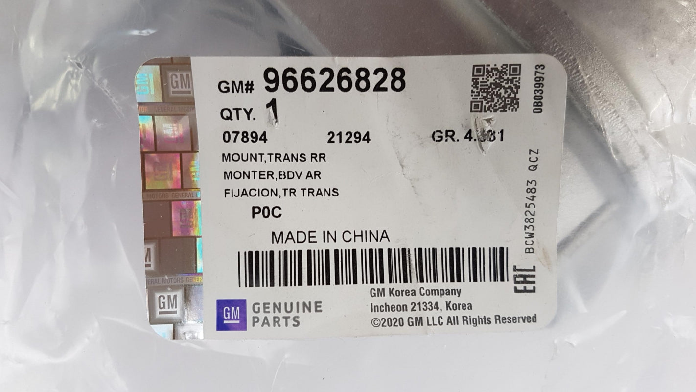 Original OPEL Antara CHEVROLET Captiva (C100) Motorhalterung Hinten 96626828