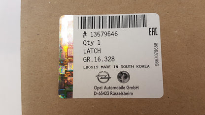 Original OPEL Mokka / Mokka X 2013-2019 Türschloß Hinten Rechts 13579546