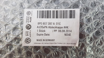 Original OE Volkswagen Stoßstange Abschlepphaken Abdeckung 8P0807397A01C