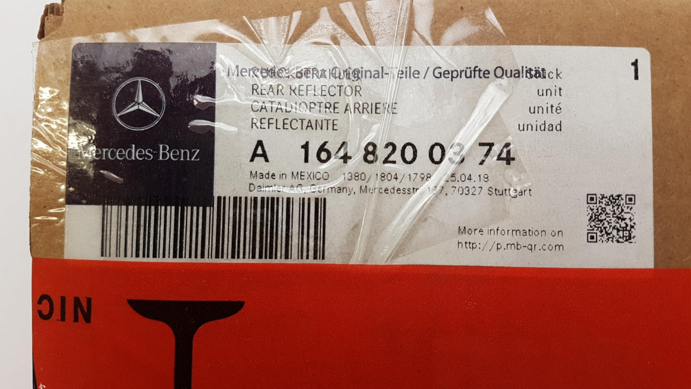 Original OE MERCEDES-BENZ Rückstrahler A1648200374