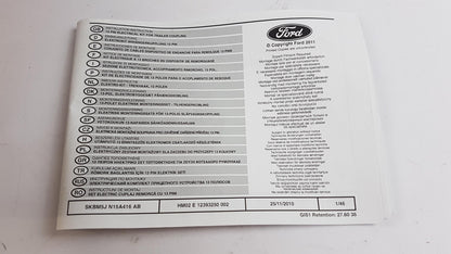 Original FORD Focus Estate C346 MK3 Anhängerkupplung Elektrosatz 1832037