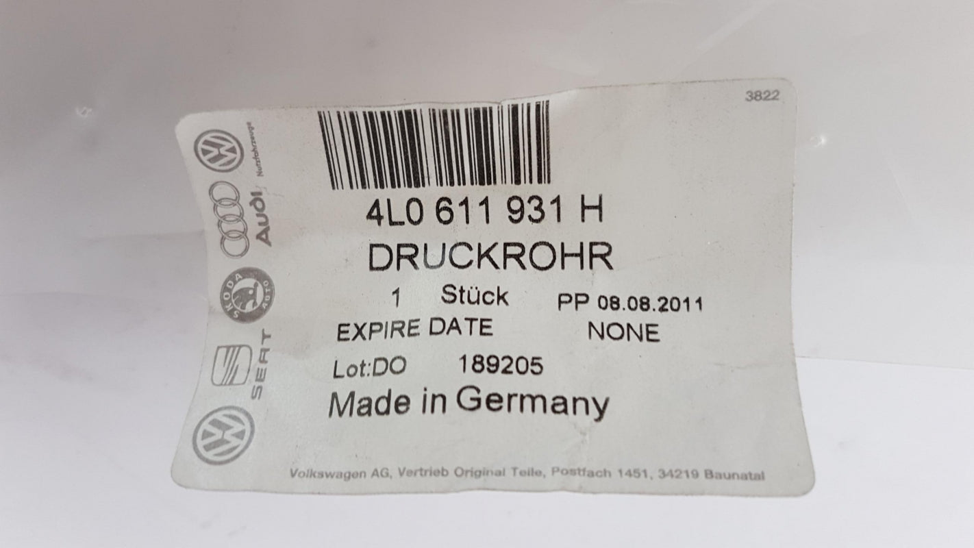 Original OE Volkswagen Bremsanlage Vakuumschlauch 4L0611931H