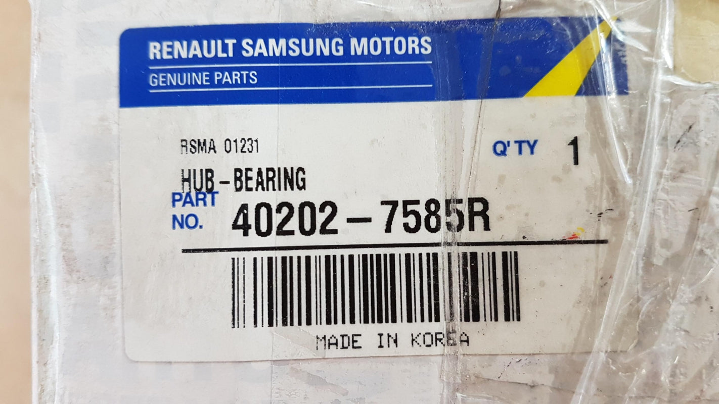Original OE RENAULT Radnabe 402027585R