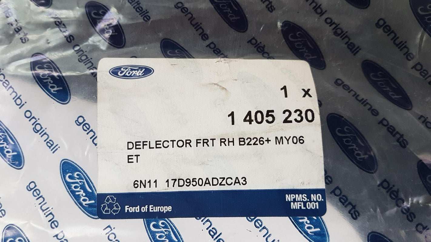 Original FORD Fiesta 05-12 Abdeckung Steinschlagschutz Vorne Rechts 1405230