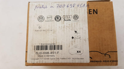 Original OE Volkswagen Bremsbeläge 8U0698451F