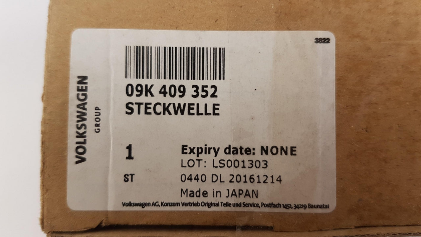 Original OE Volkswagen Antriebswelle 09K409352