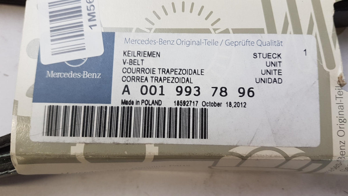 Original OE MERCEDES-BENZ Keilrippenriemen A0019937896