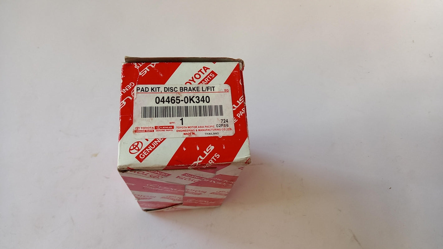 Original OE TOYOTA Bremsbeläge 044650K340