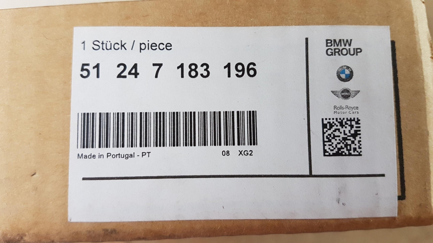 Original OE BMW Heckklappenschloss 51247183196
