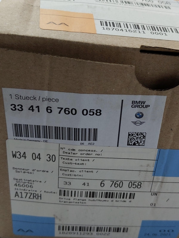 Original OE BMW Radnabe 33416760058