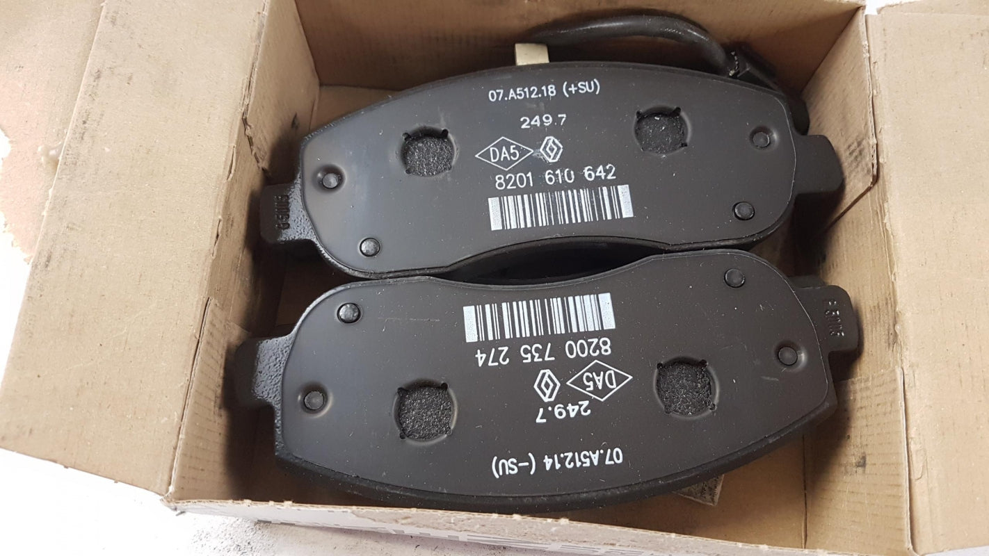 Original OPEL Movano-B Bremsbeläge Satz Vorne 95522278