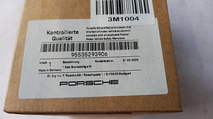 Original OE PORSCHE Bremsbeläge 95535293906