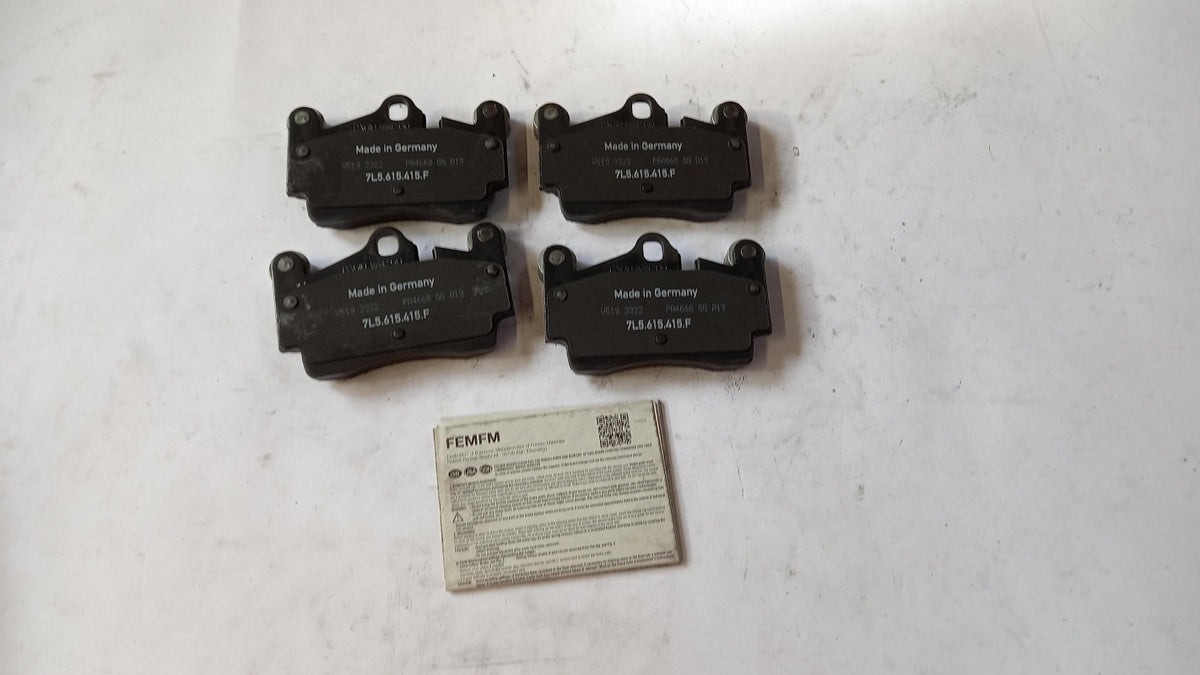 Original OE PORSCHE Bremsbeläge 95535293906
