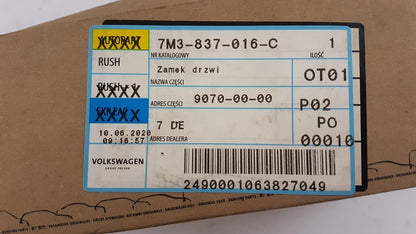 Original OE Volkswagen Türschloss 7M3837016C